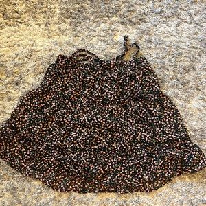 Sienna Sky Boutique Black Floral Mini Skirt